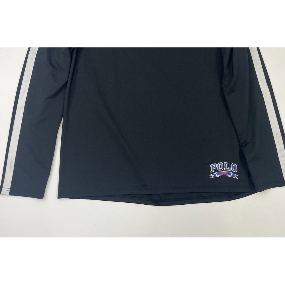 Polo Ralph Lauren Performance T-Shirt L/S Black Therma Sleep Workout Sz L - Picture 4 of 10